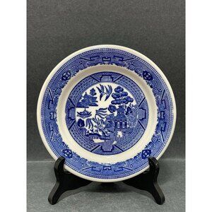 Vintage Blue Willow Buffalo China 6 Inch Plate